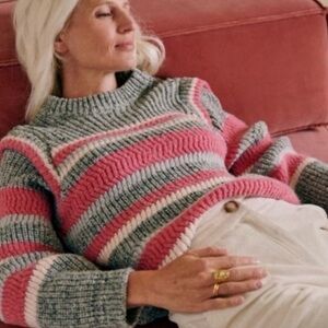 Sezane Yara Jumper Merino Wool Baby Alpaca Blend NWT